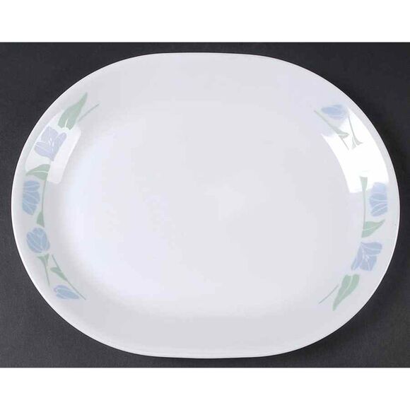 Corelle Friendship Pattern Oval Serving Platter in Gently Used Condition - Picture 1 of 2